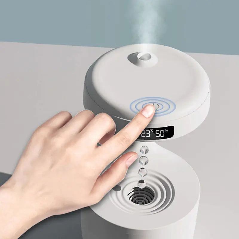 Water Droplet Air Humidifier Anti-gravity Diffuser