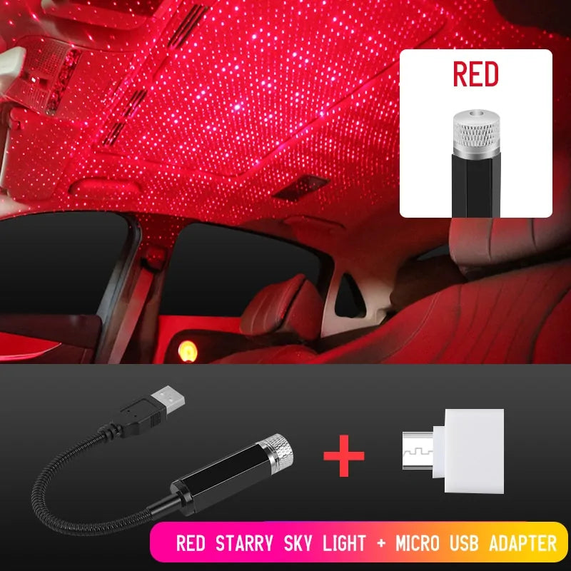 Car Roof Star Light LED Atmosphere Projector