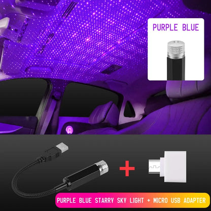 Car Roof Star Light LED Atmosphere Projector