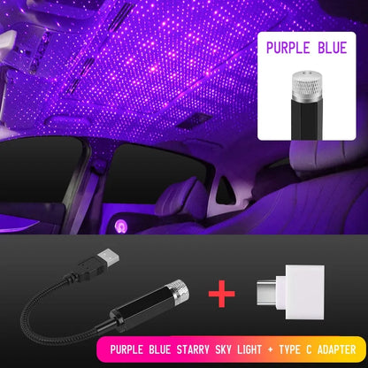 Car Roof Star Light LED Atmosphere Projector